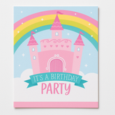 Princess Castle Birthday Party Invitations